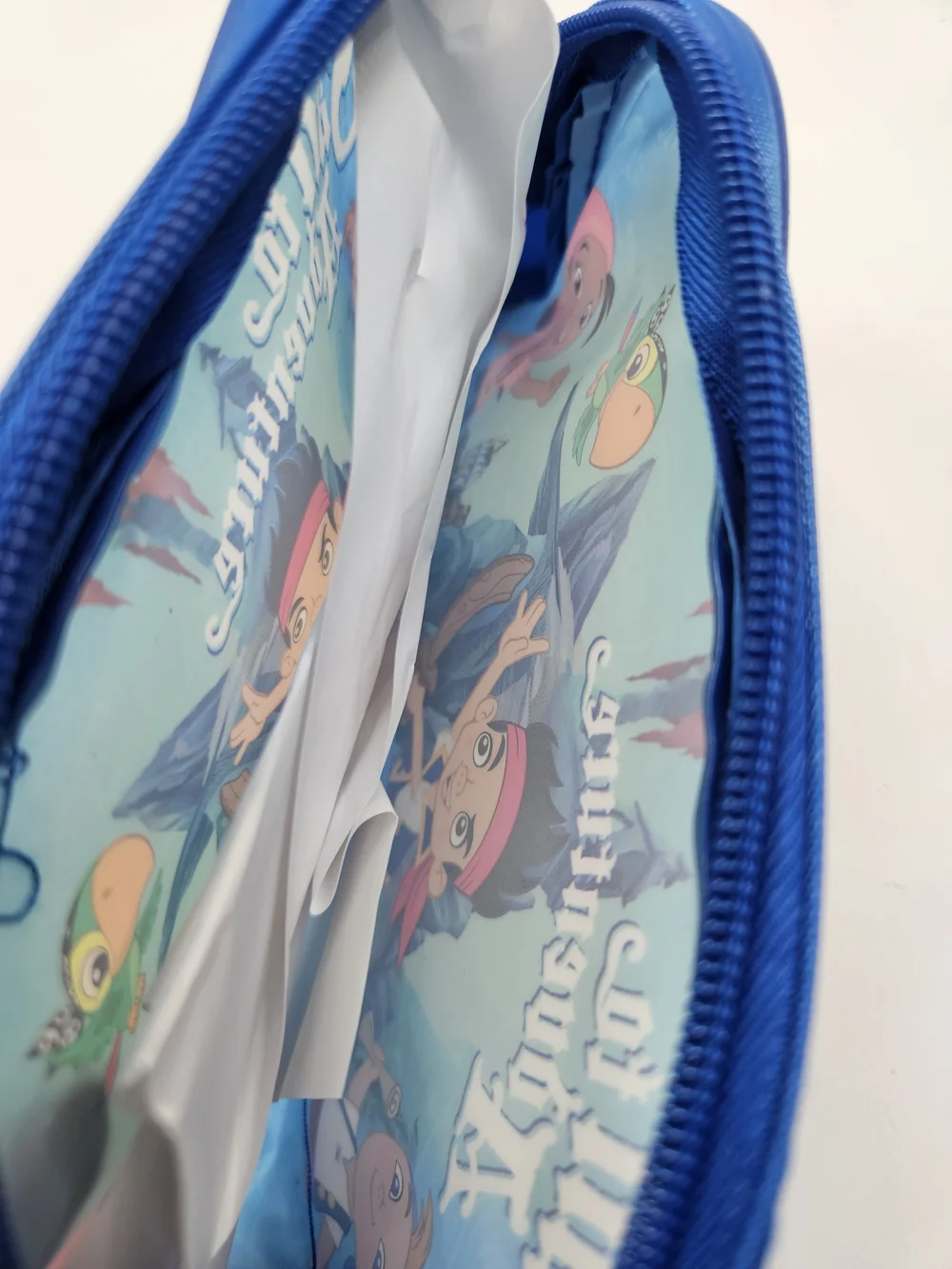 NWT Disney Jake and the Never Land Pirates Pencil Case Pouch Sail to Adventure
